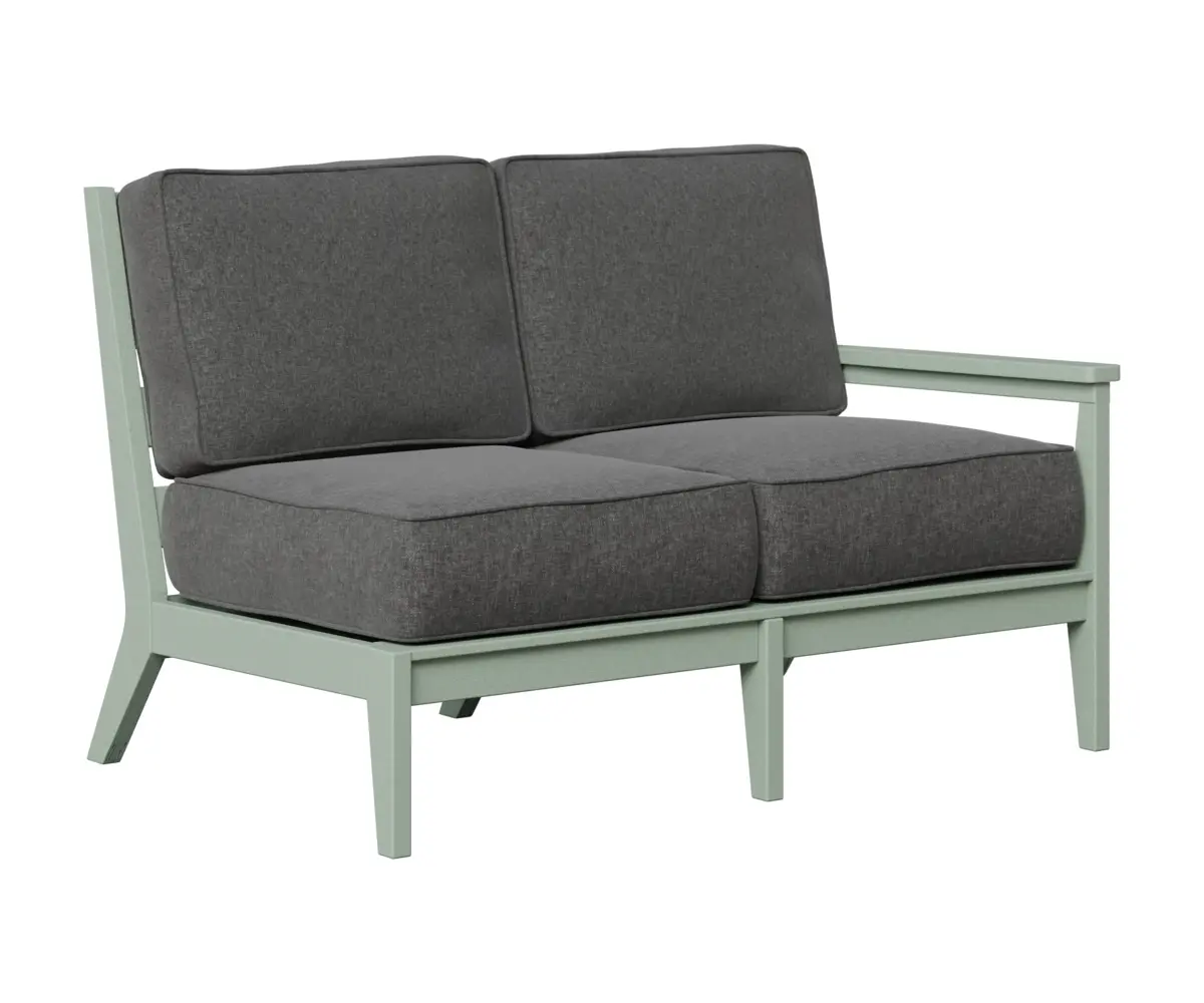 04 Mayhew Left Arm Sectional Loveseat Sea Foam