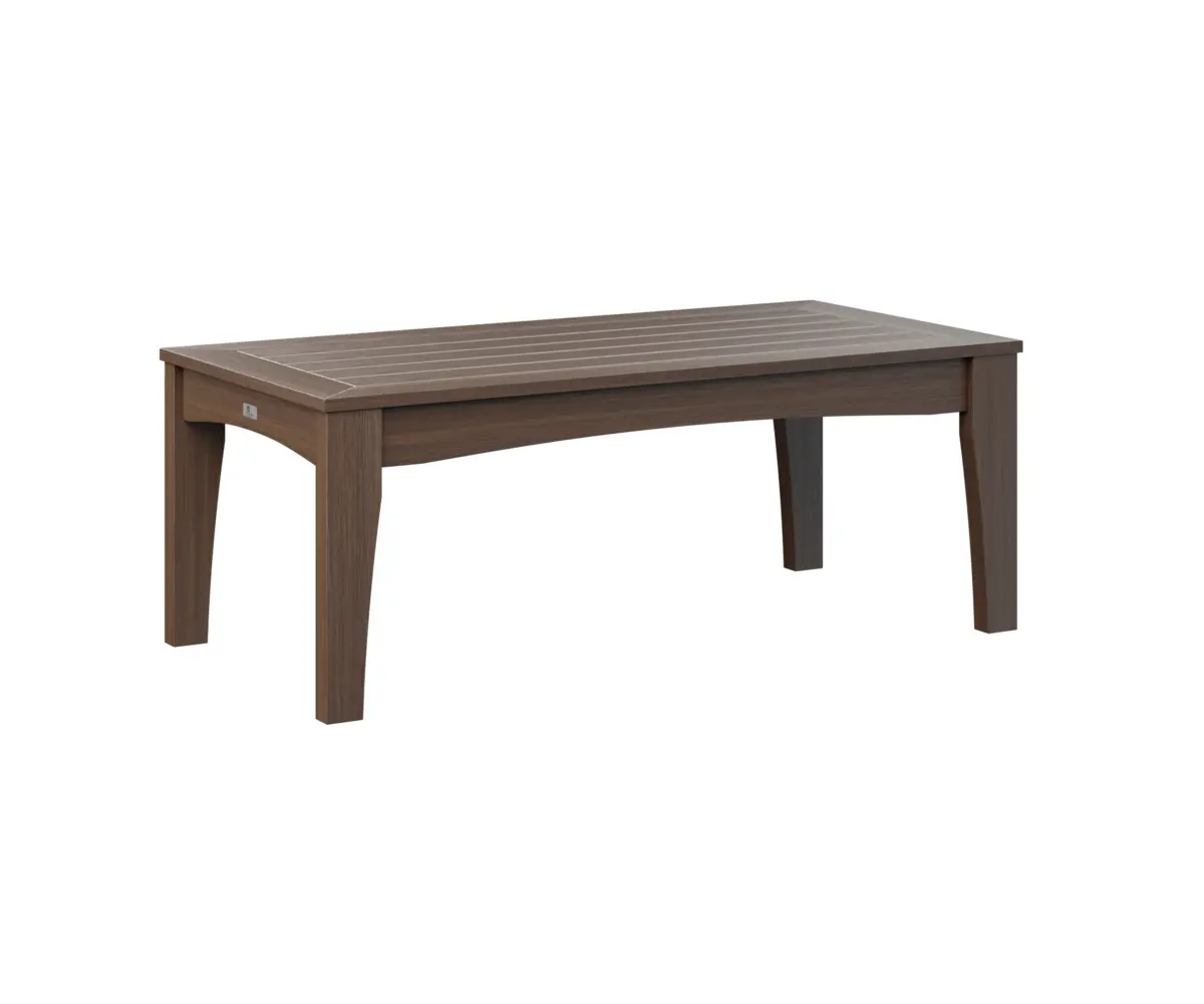 Classic Terrace Rectangular Coffee Table Brazilian Walnut Poly