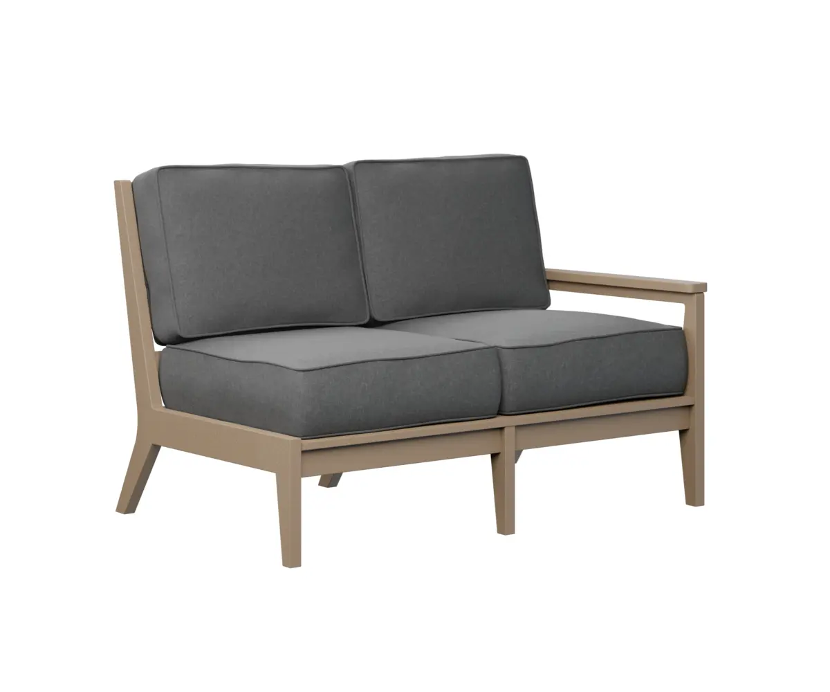 Mayhew Left Arm Sectional Loveseat Weatherwood