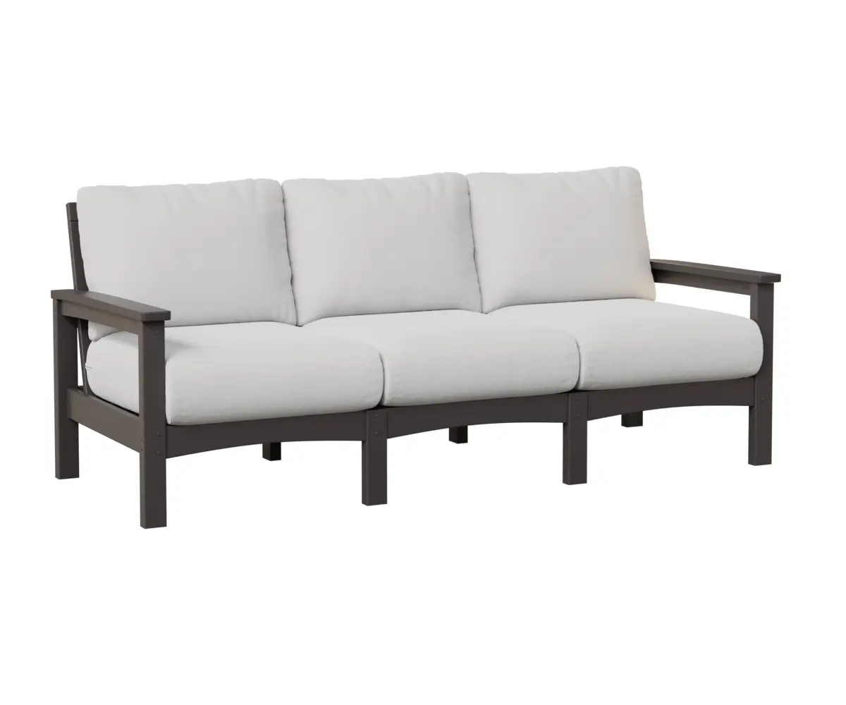 Camden Sofa Smoke Grey White Cushion