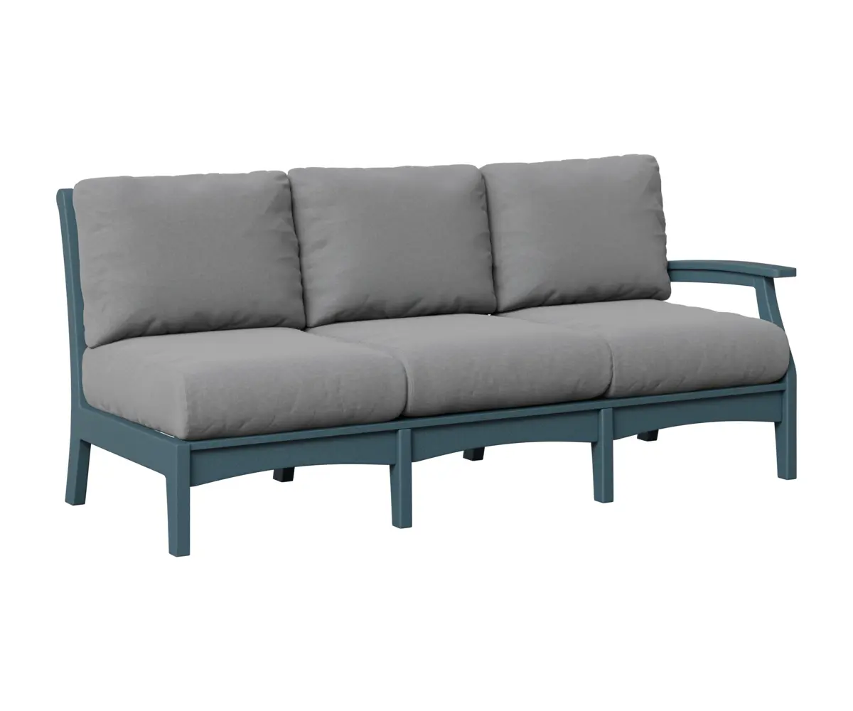Classic Terrace Left Arm Sectional Sofa Slate