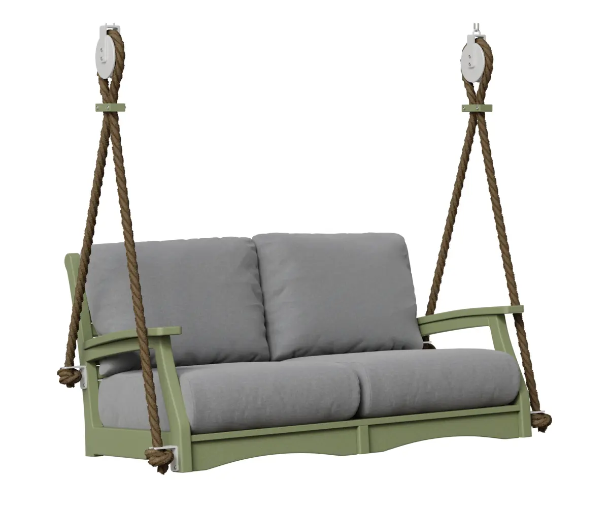 Classic Terrace Loveseat Swing Sage