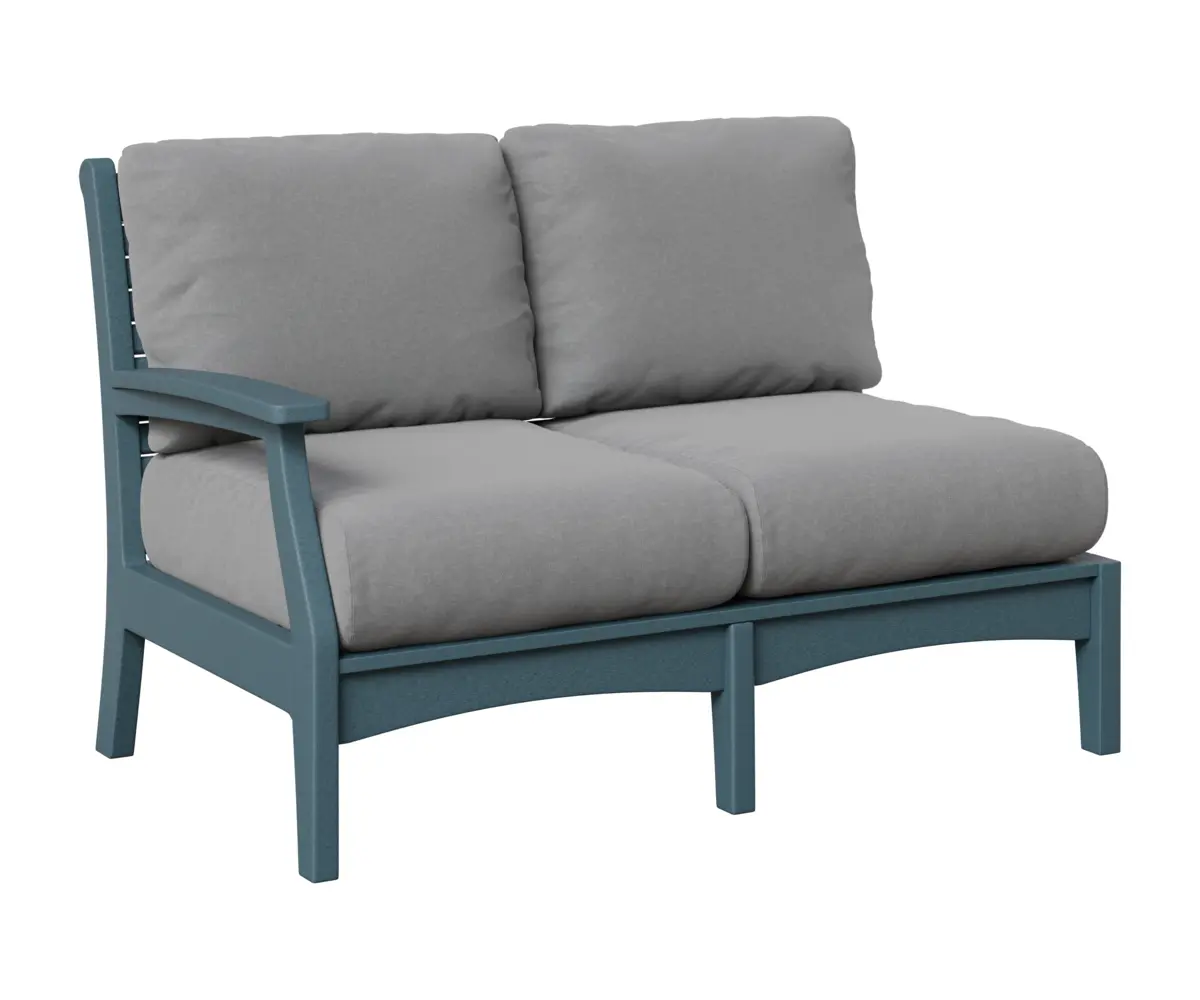 Classic Terrace Right Arm Sectional Loveseat Slate