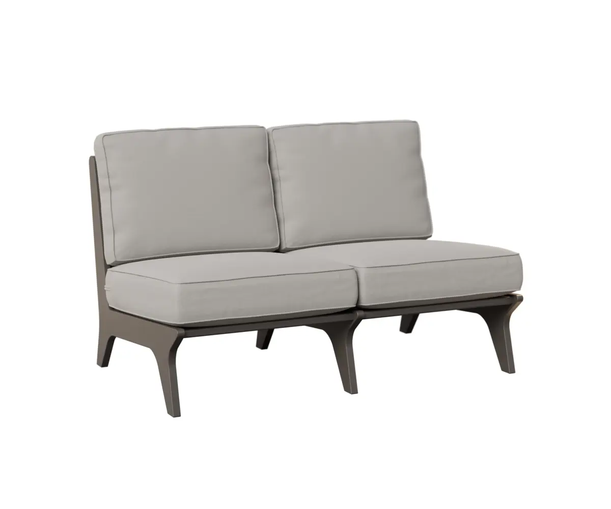 Hartley Loveseat Mgp Graphite Cushion Blend Linen