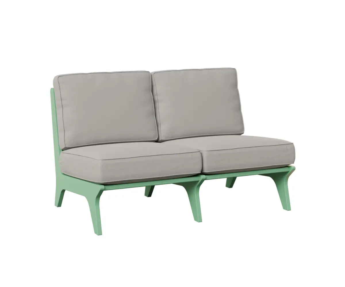 Hartley Loveseat Mgp Mint Cushion Blend Linen